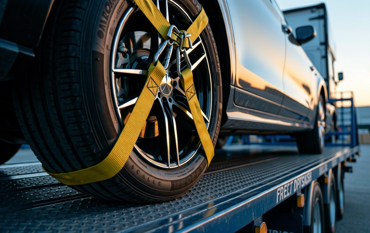 Proper vehicle tie-down technique