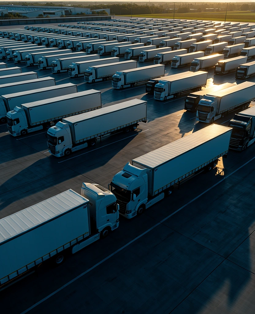 Industrial transport logistics hub environment